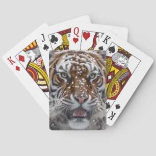 Sibirischer Tiger Spielkarten