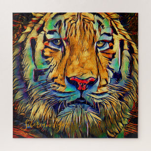 Sibirischer Tiger [Square Jigsaw puzzle] Puzzle