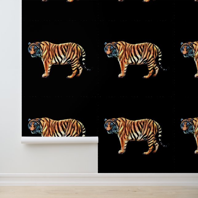 Sibirischer Tiger Tapete (Anwendung)