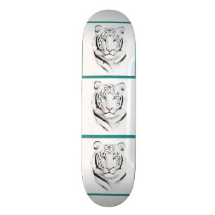 Sibirischer weißer Tiger Skateboard