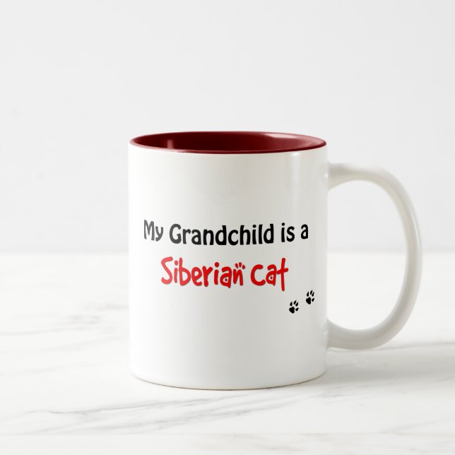 Sibirisches Enkelkind Zweifarbige Tasse (Rechts)