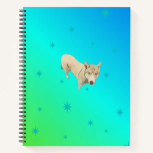 Sibirisches Husky-Notizbuch Notizbuch