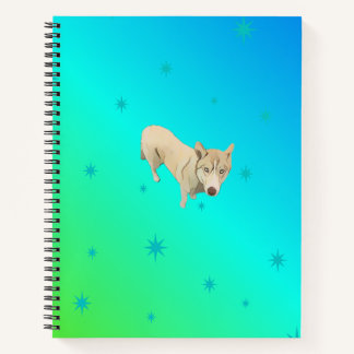 Sibirisches Husky-Notizbuch Notizbuch