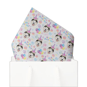 Sibirisches Husky-Seidenpapier Seidenpapier