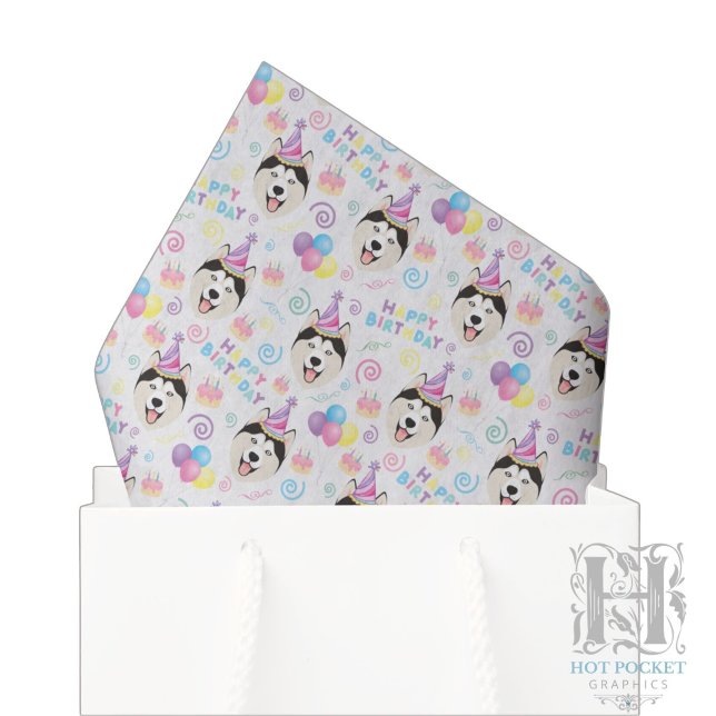 Sibirisches Husky-Seidenpapier Seidenpapier (Von Creator hochgeladen)