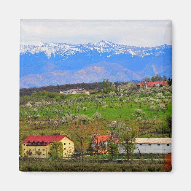 Sibiu-Gebirgslandschaft Magnet (Vorne)