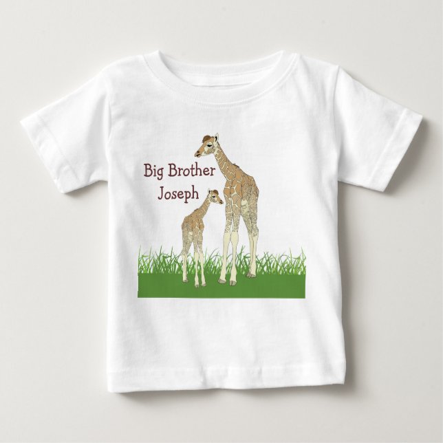 Sibling Giraffes Kid's T - Shirt (Vorderseite)