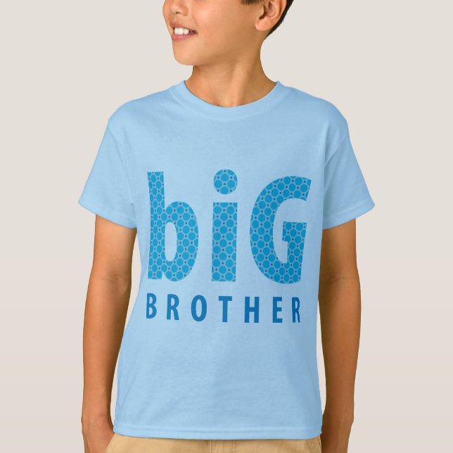 SIBLINGS COLLECTION - großer Bruder {blau} T-Shirt (Vorderseite)