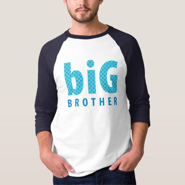 SIBLINGS COLLECTION - großer Bruder {blau} T-Shirt (Vorderseite)