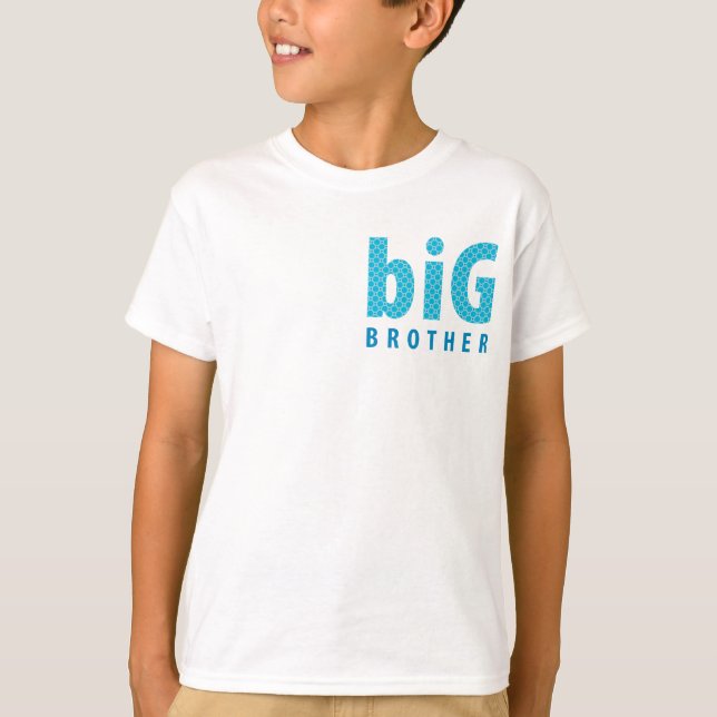 SIBLINGS COLLECTION - großer Bruder {blau} T-Shirt (Vorderseite)