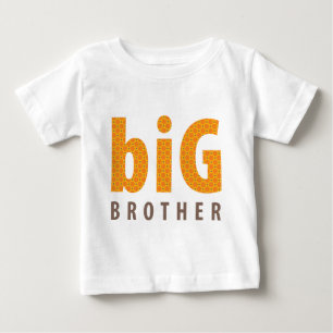 SIBLINGS COLLECTION - großer Bruder {orange} Baby T-shirt