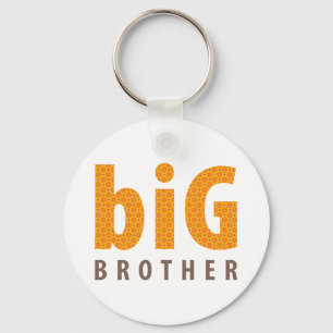 SIBLINGS COLLECTION - großer Bruder {orange} Schlüsselanhänger