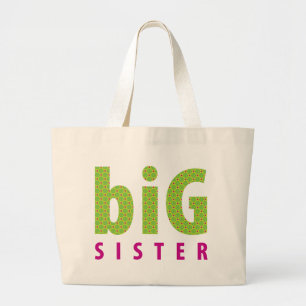 SIBLINGS COLLECTION - Großschwester {Limon} Jumbo Stoffbeutel