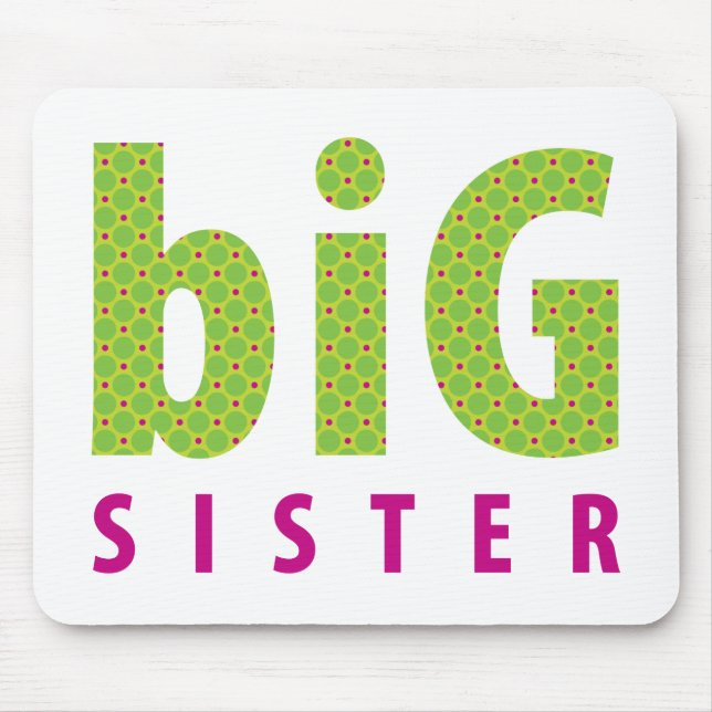 SIBLINGS COLLECTION - Großschwester {Limon} Mousepad (Vorne)