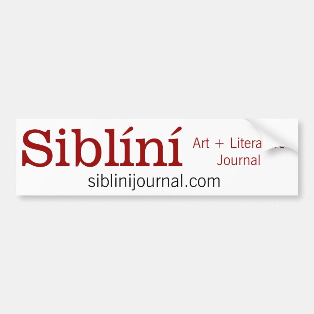 Siblíní Autoaufkleber (Vorne)