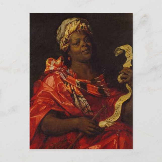 Sibylle Agrippina von Jan van der Hoecke Postkarte (Vorderseite)