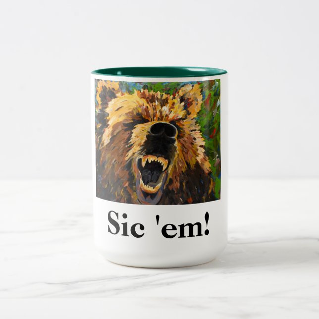 Sic-EM-Tasse Zweifarbige Tasse (Mittel)