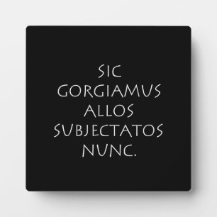 Sic gorgiamus allos subjektatos nunc fotoplatte