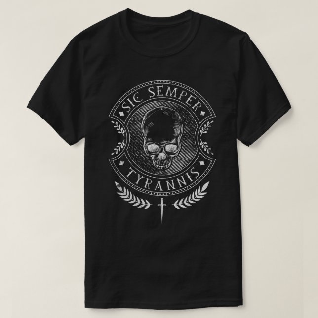 Sic Semper Tyrannis Premium T-Shirt (Design vorne)