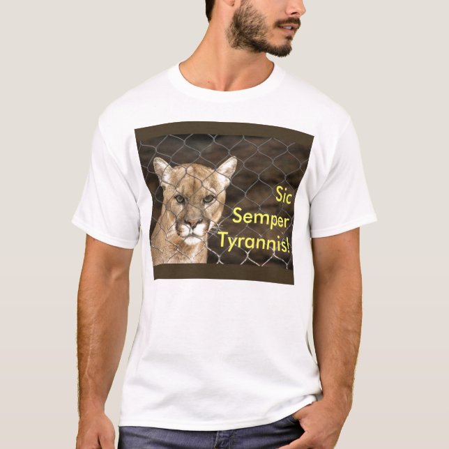 Sic Semper Tyrannis! T-Shirt (Vorderseite)