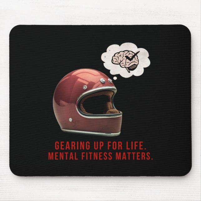 Sich auf das Leben einstellen. E-Aufkleber für psy Mousepad (Vorne)