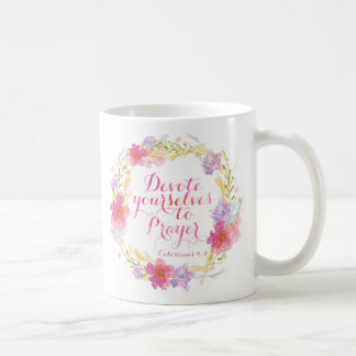 Sich dem Gebet widmen Kaffeetasse