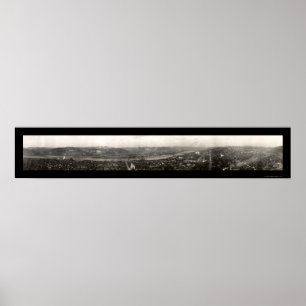 Sich drehen, WV Skyline-Foto 1909 Poster