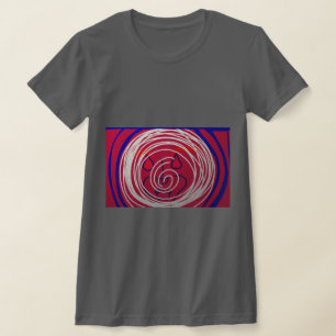 Sich drehend T-Shirt