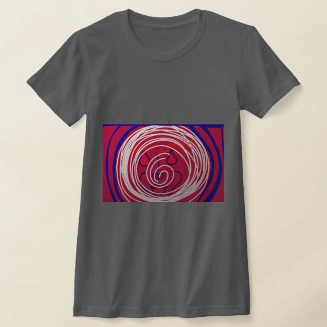 Sich drehend T-Shirt (Ablage )