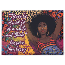 Sich ein Weilchen setzen Lorraine Hansberry Zitat