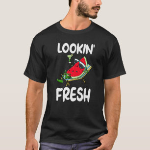 Sich frisch fühlende Wassermelone Frauen lieben Me T-Shirt