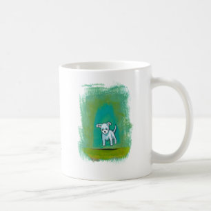Sich hin- und herbewegende glückliche Kunst des Tasse