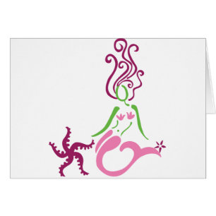 Sich hin- und herbewegende Meerjungfrau