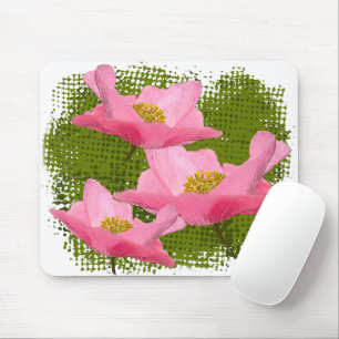 Sich hin- und herbewegende rosa Nahaufnahme der Mousepad