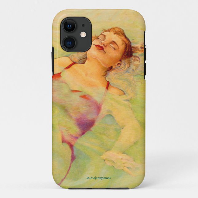 Sich hin- und herbewegender Badegast Case-Mate iPhone Hülle (Rückseite)