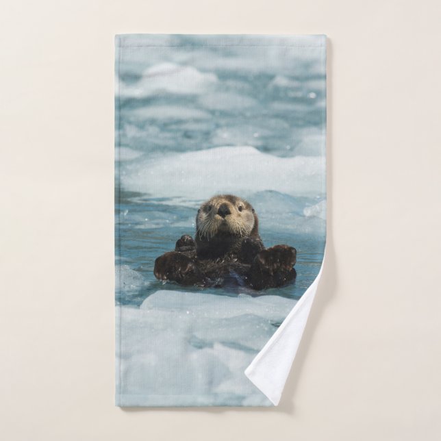 Sich hin- und herbewegender Otter Handtuch (Handtuch)