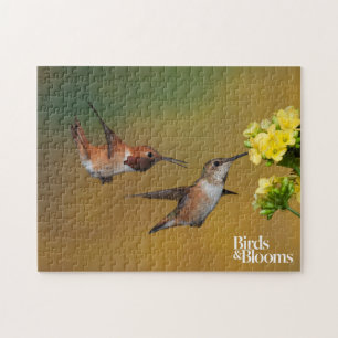 Sich hin- und herbewegender Rufous Kolibri Puzzle
