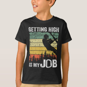 Sich hochzuarbeiten ist mein Job Vintage Baumklett T-Shirt