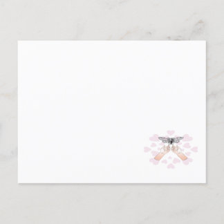 Sich im Sommer in eine Zikade verlieben Postkarte