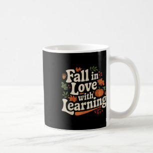 Sich in das Lernen verlieben Herbst Dankfest _1 Kaffeetasse