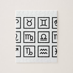 Sich lieben Tierkreis-Puzzlespiel Puzzle