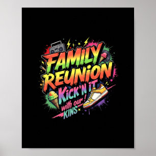Sich mit der Kins Black Family Reunion Versammlung Poster