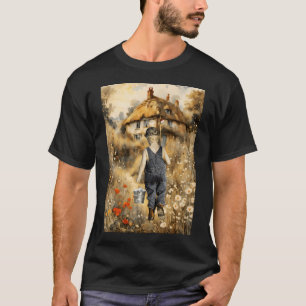 sich mit einem Hund am Wasser ausruhen T-Shirt