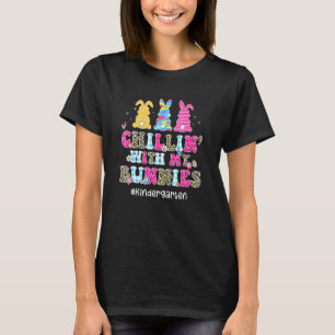 Sich mit meinem Kindergartenlehrer Leopard Hase en T-Shirt