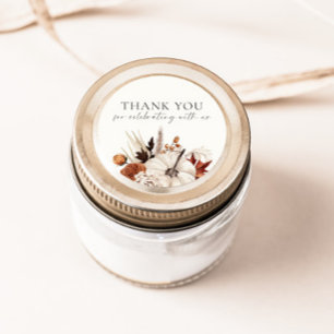 Sich neutral verlieben Kürbis Runder Aufkleber