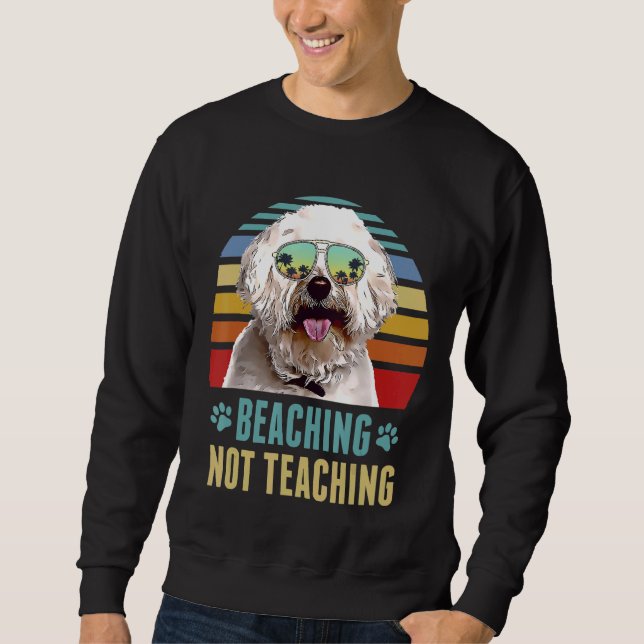 Sich nicht lehren Bichons Frise Hunde Sommer Sweatshirt (Vorderseite)