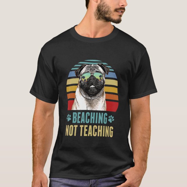 Sich nicht lehren Mops Dog Lehrer Sommer T-Shirt (Vorderseite)