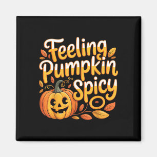 Sich pumpkin würzig herbstliche Stimmung ästhetisc Magnet