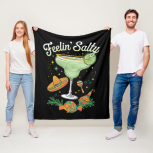 Sich salzig fühlende Margarita Lustiges Cinco De M Fleecedecke