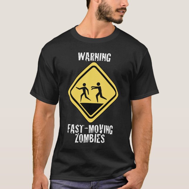 Sich schnell bewegendes Zombie-Dunkelheits-Shirt T-Shirt (Vorderseite)